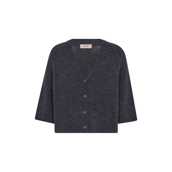 MOS MOSH MMThora Lizet Knit Cardigan  in India Ink