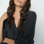 MOS MOSH MMThora Lizet Knit Cardigan  in India Ink