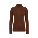 MOS MOSH MMBouch Rollneck Wool Jumper in Downtown Brown