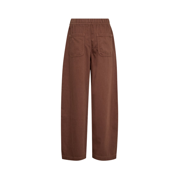MOS MOSH MMGiulia Elasticated Waist Jog Pant in Downtown Brown