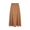 MOS MOSH MMKit Sato Midi Skirt  in Dark Camel