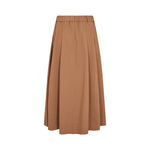MOS MOSH MMKit Sato Midi Skirt  in Dark Camel