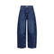 MOS MOSH MMCindy Draciel Barrel Leg Jeans in Indigo Blue