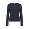 MOS MOSH MMAliz Caliz Long Sleeve Henley T-Shirt in Salute Navy