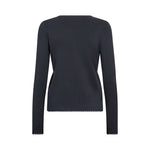 MOS MOSH MMAliz Caliz Long Sleeve Henley T-Shirt in Salute Navy