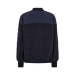MOS MOSH MMEmeline Teddy Bomber Jacket in Salute Navy