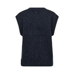 MOS MOSH MMJennine Argyll Alpaca Knitted Tank in Salute Navy