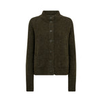 MOS MOSH MMMape Wool & Mohair Button Cardigan in Rosin