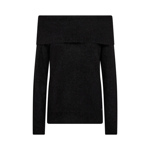 MOS MOSH MMMape Off Shoulder Jumper in Black