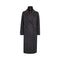 MOS MOSH MMAlva Loisa Mock Neck Long Coat in Anthracite