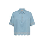 MOS MOSH MMMagda Softy Shirt in Light Blue