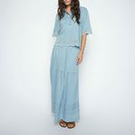 MOS MOSH MMMarlow Softy Skirt in Light Blue