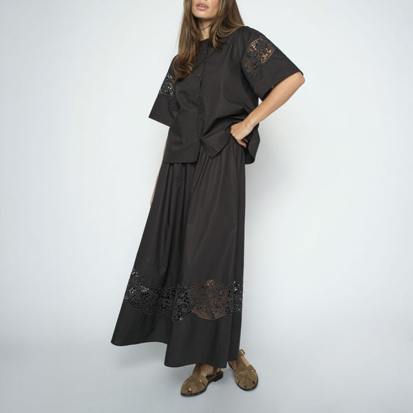 MOS MOSH MMRedu Cotoni Skirt in Black