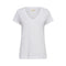 MOS MOSH MMArden Organic V-Short Sleeve T-Shirt in White