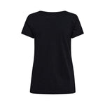 MOS MOSH MMArden Organic O-Short Sleeve T-Shirt in Black