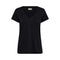 MOS MOSH MMArden Organic V-Short Sleeve T-Shirt in Black