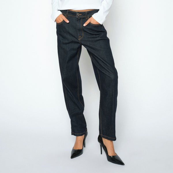 MOS MOSH MMAymen Deluxe  Boyfriend Jeans in Dark Blue