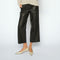 MOS MOSH MMComo Cropped Leather Pant in Black