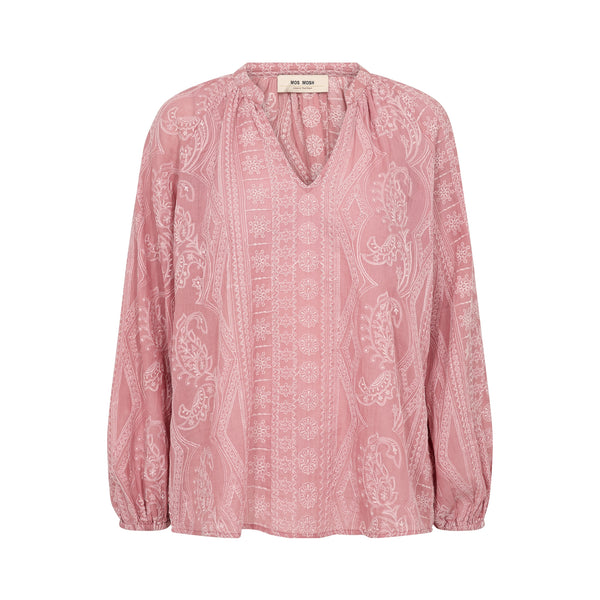 MOS MOSH MMGata Allo Blouse in Dusty Rose