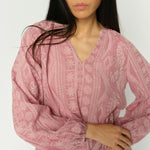 MOS MOSH MMGata Allo Blouse in Dusty Rose