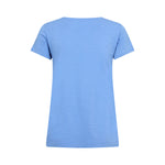MOS MOSH MMArden Organic O-Short Sleeve T-Shirt in Ultramarine