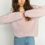 MOS MOSH MMMape O-Neck Knit in Ballet Slipper