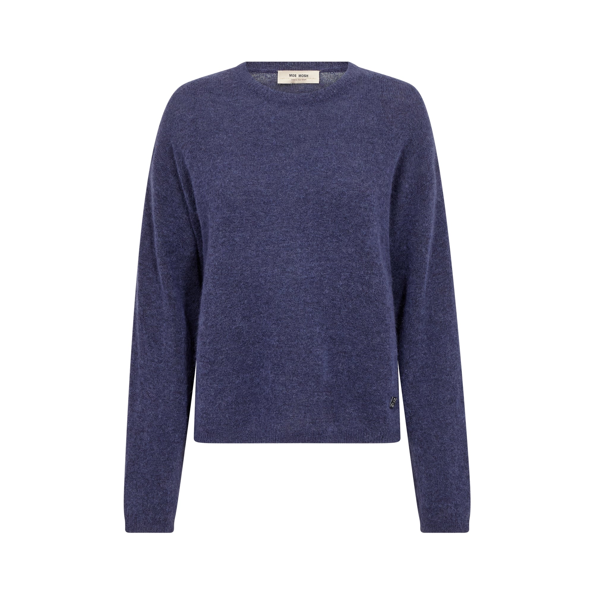 【マーボー】 MOS MOSH MMMape Round Neck Knit Jumper in Crown Blue | Collen & Clare