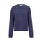 MOS MOSH MMMape O-Neck Knit in Crown Blue