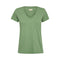 MOS MOSH MMArden Organic V-Short Sleeve T-Shirt in Turf Green