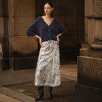 MOS MOSH MMThora Lizet Knit Cardigan  in India Ink