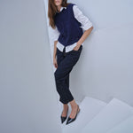 MOS MOSH MMAymen Deluxe  Boyfriend Jeans in Dark Blue
