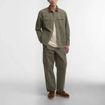 BARBOUR Spey Poplin Overshirt in Archive Olive