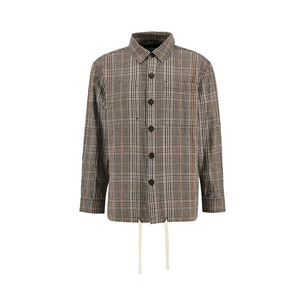 BARBOUR Fife Checked Overshirt in Neutral