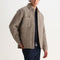 WAX LONDON Mount Reversible Bobble Wool Overshirt in Natural
