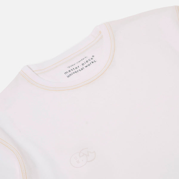 UNIVERSAL WORKS Print Tee in White