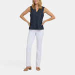 NYDJ Denim Vest  in Dark Indigo