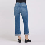 NYDJ HR Bailey Relaxed Straight Crop Jeans in Breezy Palms