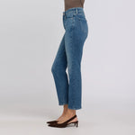 NYDJ Higher Rise Marilyn Ankle Jeans in Breezy Palms