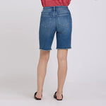 NYDJ Lilly Frayed Hem Shorts  in Breezy Palms