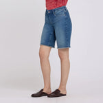 NYDJ Lilly Frayed Hem Shorts  in Breezy Palms