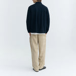 THINKING MU Jim Shirt in Navy