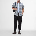 BARBOUR Midfield Tartan Summerfit Shirt in Bleached Pine Tartan