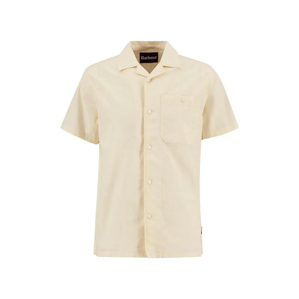 BARBOUR Parkvale Slub Relaxed Shirt in Neutral