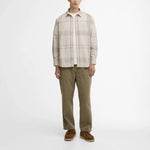 BARBOUR Tunstall Oversized Tonal Tartan Shirt in Mist