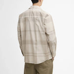 BARBOUR Tunstall Oversized Tonal Tartan Shirt in Mist