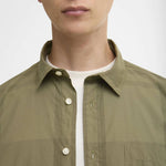 BARBOUR Tunstall Oversized Tonal Tartan Shirt in Burnt Olive