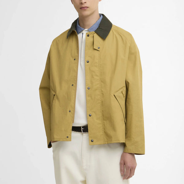 BARBOUR Ripstop Transport Showerproof Jacket in Golden Green