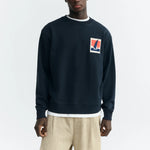 THINKING MU Optimist Leon Sweatshirt in Navy