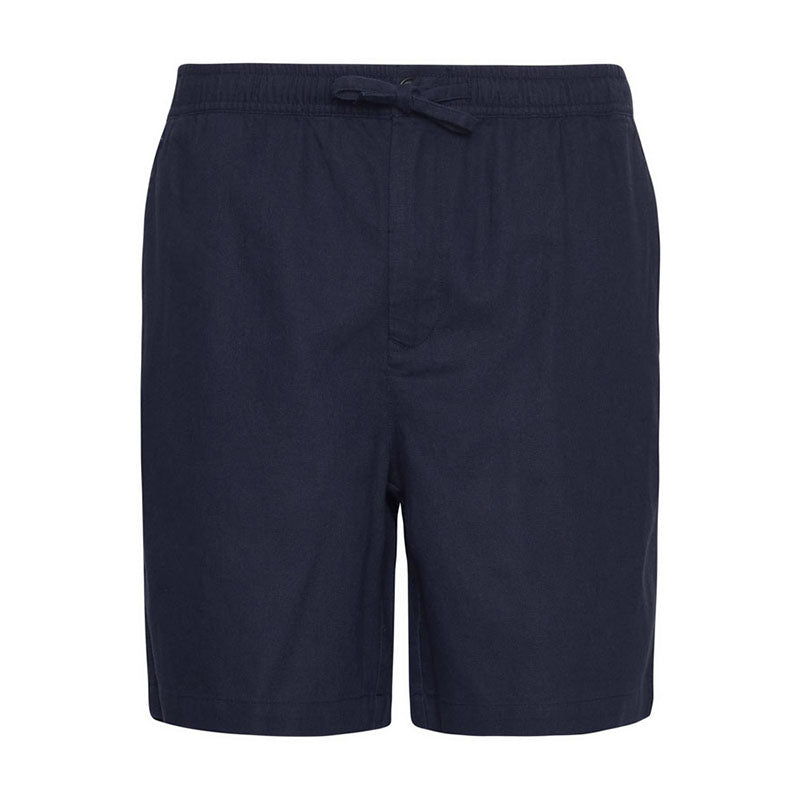 BARBOUR Cotton Linen Relaxed Short in Navy