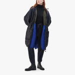 MARFA STANCE Parachute Parka in Midnight/Olive/Cobalt